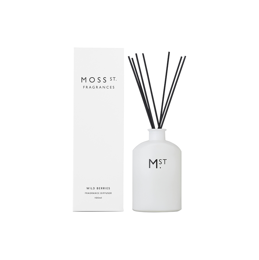 Wild Berries Fragrance Diffuser 100ml Moss St. Fragrances